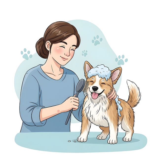ペットの健康を気遣う飼い主