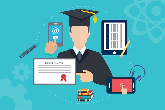 オンライン学習の注意点を示すイメージ