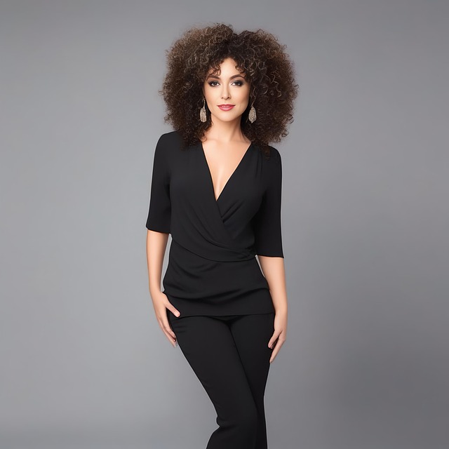 美しい髪で笑顔の女性