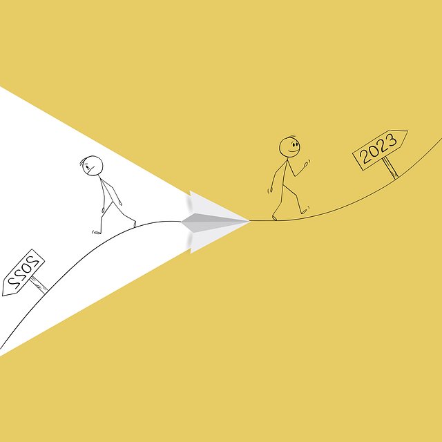 資格取得に成功し、笑顔で未来を見据える人のイメージ