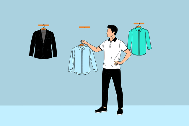 多くのマットレスに囲まれ悩む人