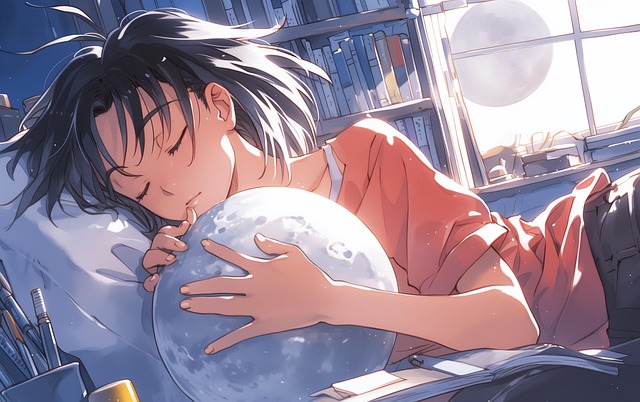 ナイトキャップで美髪を手に入れ、笑顔で目覚める女性