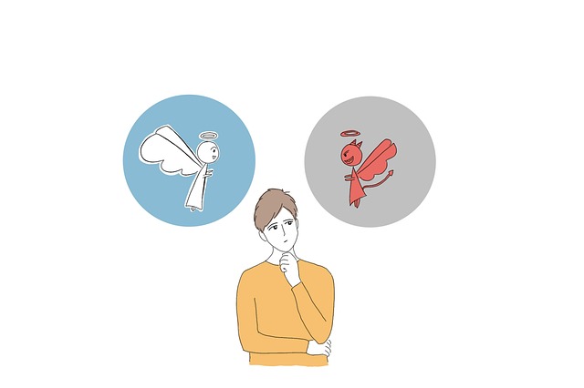 オンライン資格選びに悩む人のイメージ