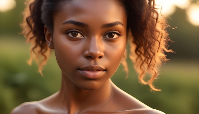 笑顔で外出する女性、自信に満ちた表情