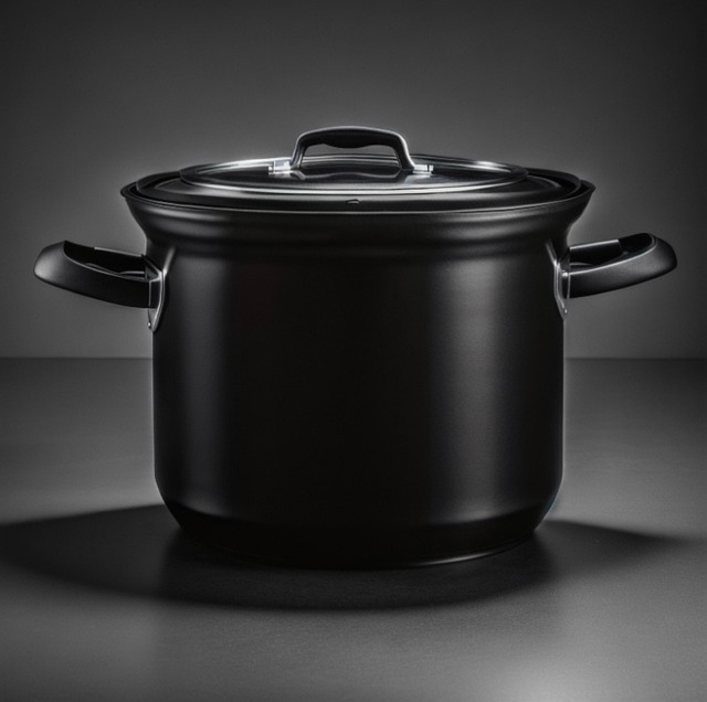 電気圧力鍋のカタログを前に悩む女性