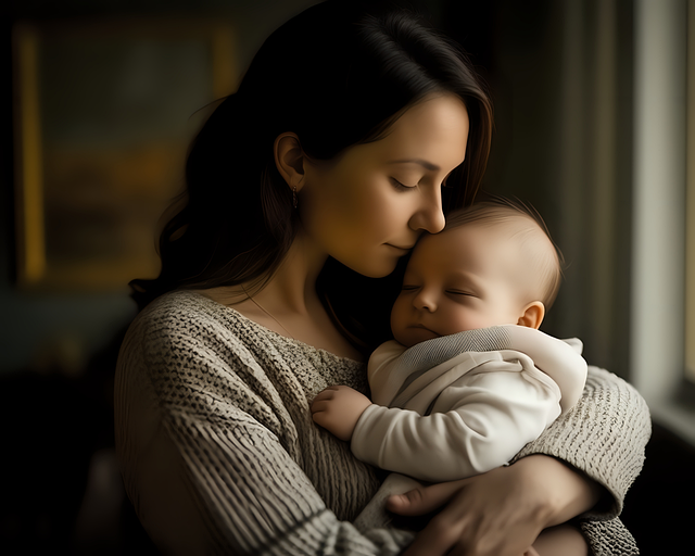 笑顔の赤ちゃんと親